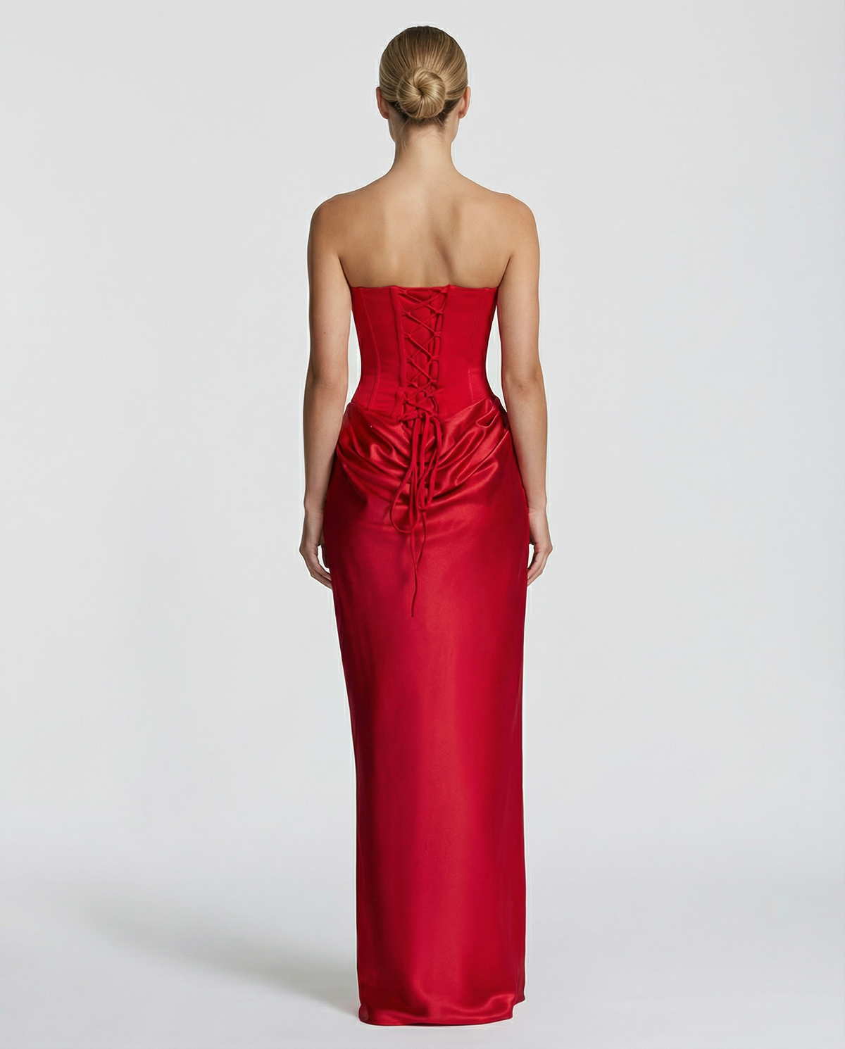 Phoebe | Satin Corset Maxi Dress Formal